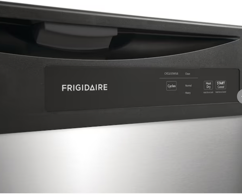 Frigidaire Front Control 24-in Built-In Dishwasher (Stainless Steel), 62-dBA