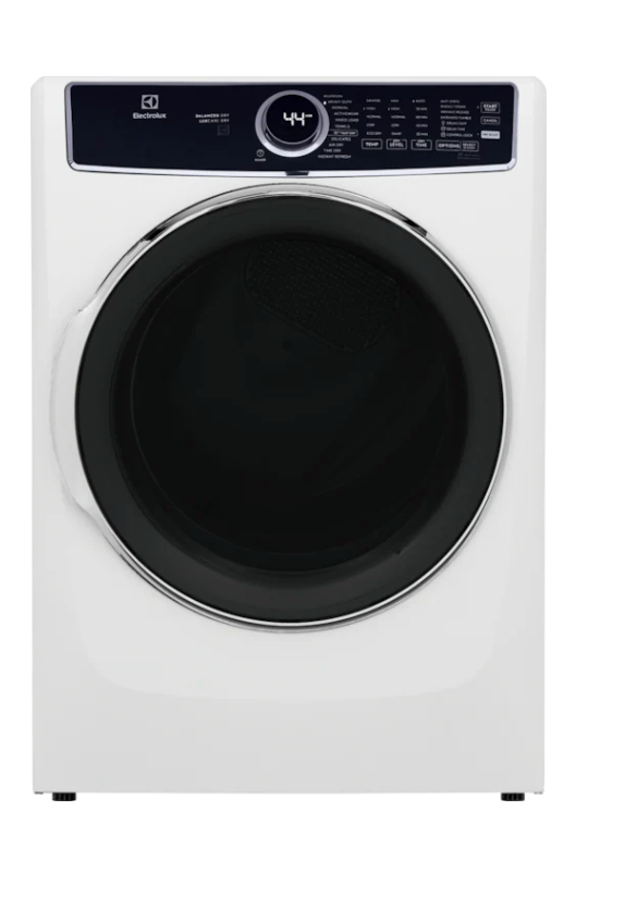 Electrolux White Front-Load Washer (5.2 cu. ft.) & Electric Dryer (8.0 cu. ft.) - ELFW7537AW/ELFE753CAW