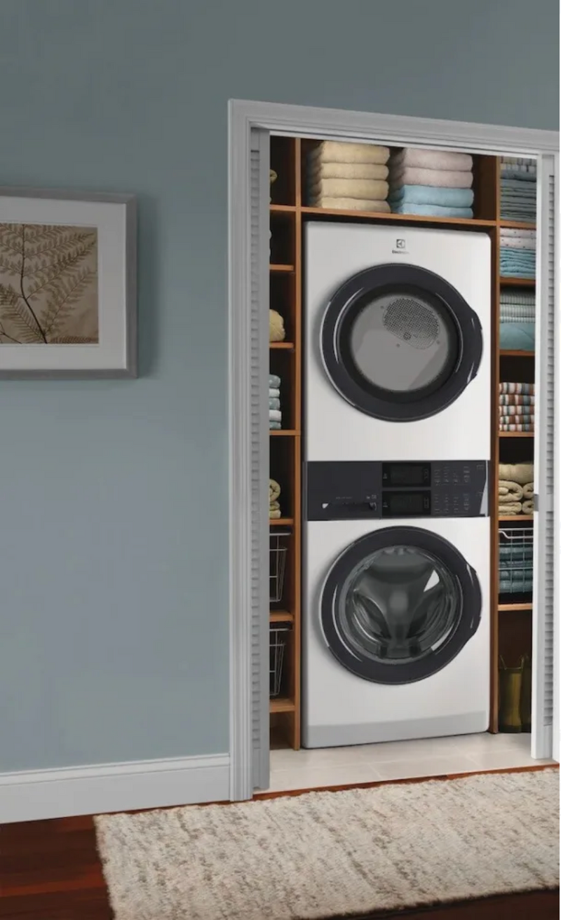 Electrolux 27 Inch Electric Stacked Laundry Center with 4.4 cu. ft ...