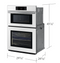 Bespoke 30" Microwave Combination Wall Oven with with Flex Duo™