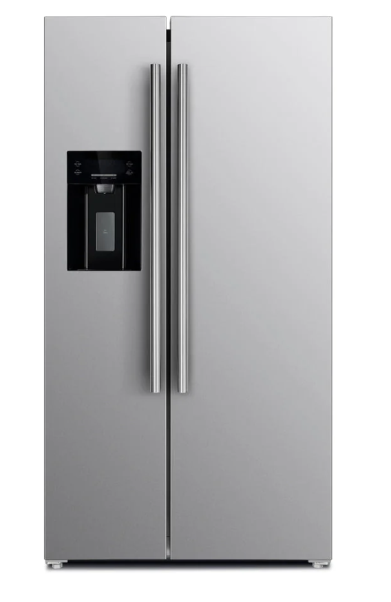 Forno 36-Inch Side by Side 20 cu.ft Refrigerator in Stainless Steel with Water Dispenser and Ice Maker (FFRBI1844-36SB) 2year warranty