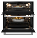 Café™ 30" Duo Smart Single Wall Oven in Platinum Glass