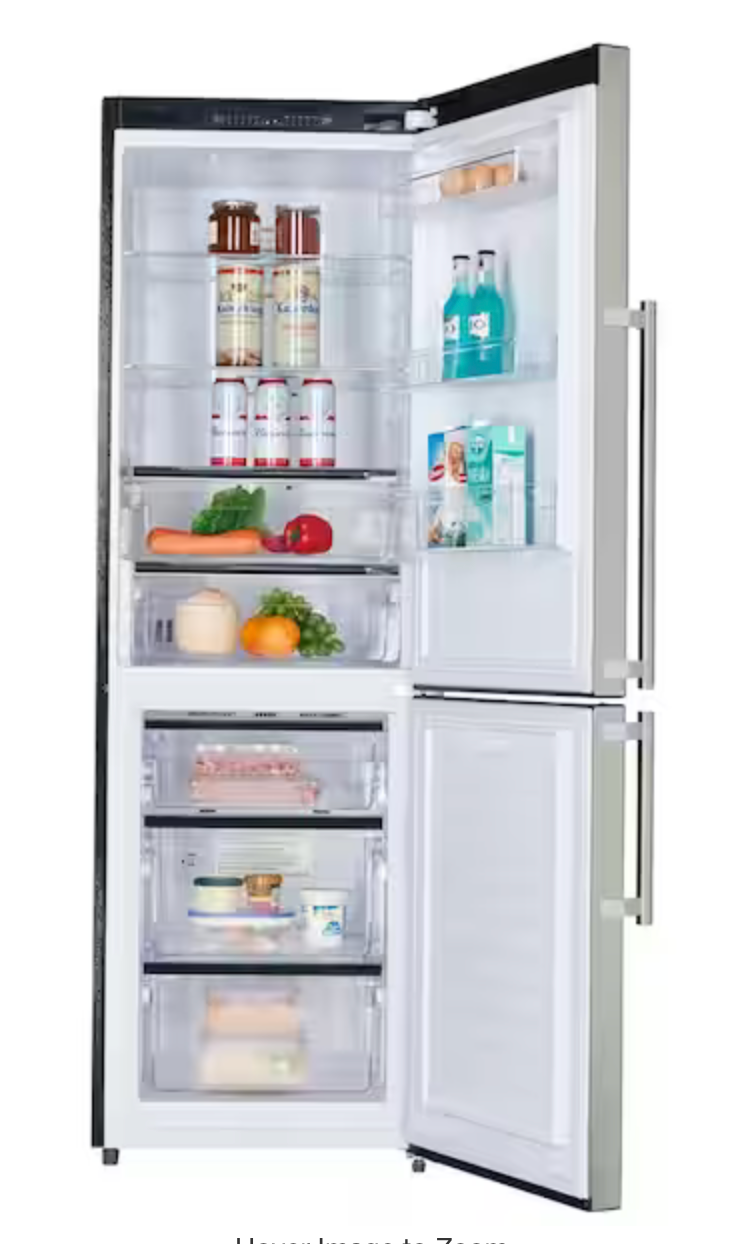 Forno 11.1 cu. ft. No Frost Bottom Mount Refrigerator in Stain FFFFD1948-24RS