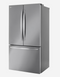 LG Counter-depth Counter-Depth MAX 26.5-cu ft Smart French Door Refrigerator with Ice Maker (Stainless Steel) ENERGY STAR