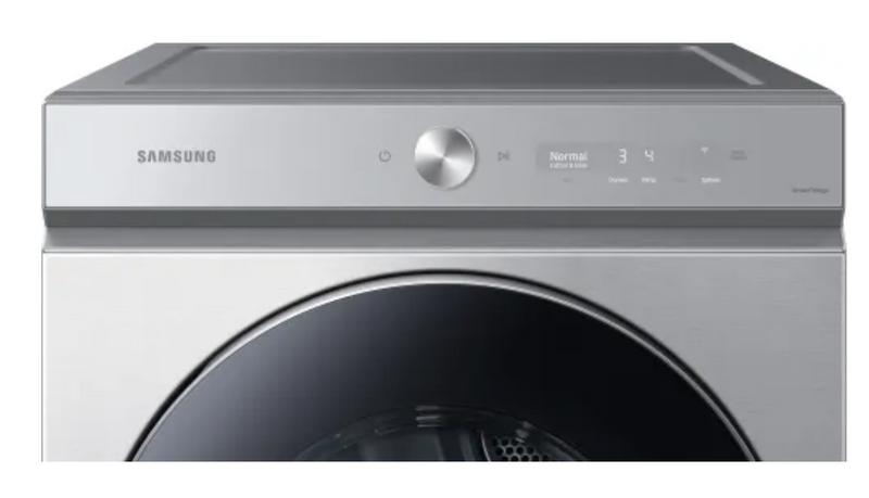 Samsung BESPOKE  SAWFDREAT8900 Side-by-Side Washer & Dryer Set with Electric Dryer and Front Load Washer in Silver