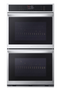 LG - 30" Smart Built-In Electric Convection Double Wall Oven with Air Fry - Stainless Steel