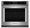KitchenAid 30-in Single Electric Wall Oven Single-fan Self-cleaning (Stainless Steel)