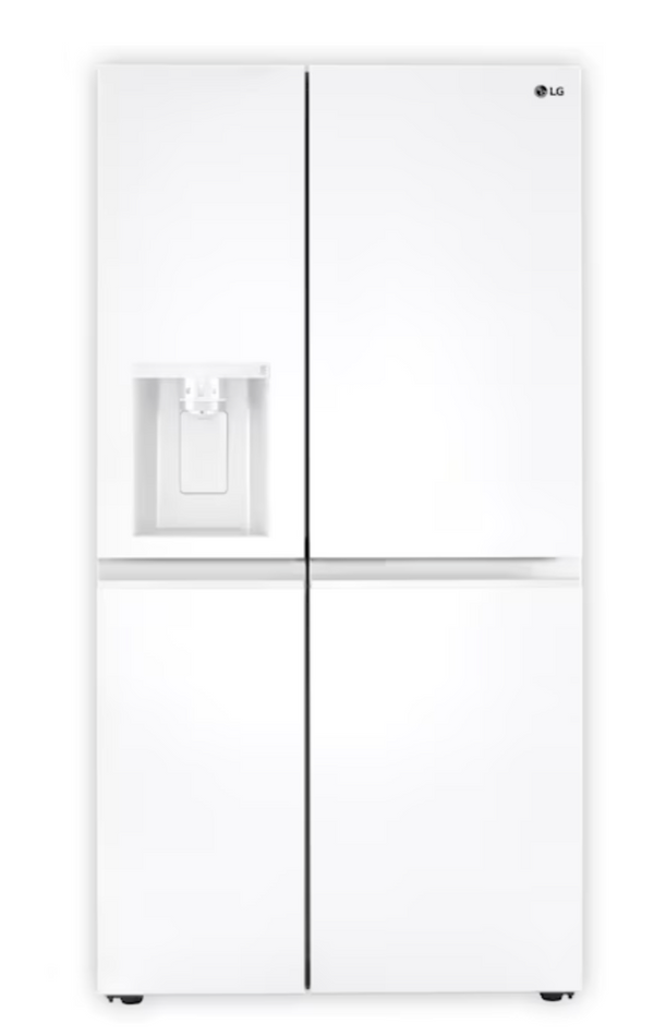 LG 27.2-cu ft Side-by-Side Refrigerator with Ice Maker, water and Ice dispenser (White)