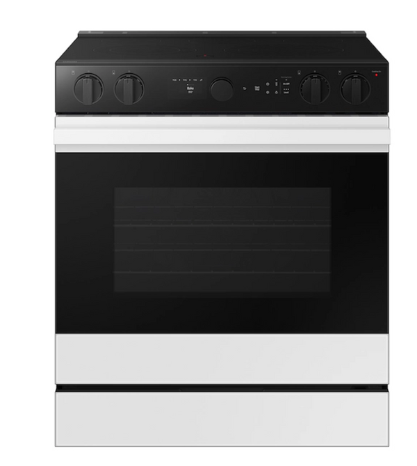 Samsung Bespoke 6.0 cu. ft. Smart Slide-In Gas Range with Air Sous Vide & Air Fry in Matte Black Steel