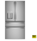 GE Profile™ 22.4 Cu. Ft. Smart Counter-Depth Fingerprint Resistant 4-Door French-Door Refrigerator with Door In Door  Model