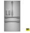 GE Profile™ 22.4 Cu. Ft. Smart Counter-Depth Fingerprint Resistant 4-Door French-Door Refrigerator with Door In Door  Model #: PXD22BYPFS