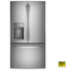 GE Profile™ ENERGY STAR® 27.7 Cu. Ft. Fingerprint Resistant French-Door Refrigerator with Hands-Free AutoFill  Model #: PFE28KYNFS