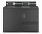 Speed Queen  SPWADREBN7003 Side-by-Side Washer & Dryer Set with Top Load Washer and Electric Dryer in Black