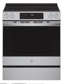 GE Profile   30 Inch Smart Slide-In Induction Range with 4 Heating Elements, 5.3 cu. ft. Capacity, Convection, Storage Drawer, Steam Clean, No Preheat, Air Fry, EasyWash™ Oven Tray, Warm Mode, Chef Connect, Enhanced Shabbos Mode Capable, and ADA Compliant