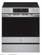 GE Profile   30 Inch Smart Slide-In Induction Range with 4 Heating Elements, 5.3 cu. ft. Capacity, Convection, Storage Drawer, Steam Clean, No Preheat, Air Fry, EasyWash™ Oven Tray, Warm Mode, Chef Connect, Enhanced Shabbos Mode Capable, and ADA Compliant