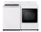 LG  LGWADRECW8200 Side-by-Side Top Load Washer and Electric Dryer Set in White