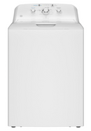 GE® 4.0 cu. ft. Capacity Washer with Stainless Steel Basket and Water Level Control  with GE 6.2 cu. ft. Capacity Electric Dryer with Up To 120 ft. Venting and Shallow Depth