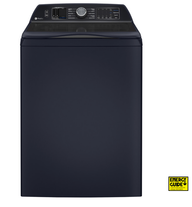 GE Profile™ ENERGY STAR® 5.3 cu. ft. Capacity Washer with Smarter Wash Technology and Adaptive SmartDispense  GE Profile™ ENERGY STAR® 7.3 cu. ft. Capacity Smart Electric Dryer with Fabric Refresh