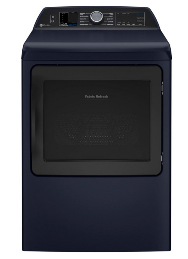 GE Profile™ ENERGY STAR® 7.3 cu. ft. Capacity Smart Electric Dryer with Fabric Refresh  Model #: PTD90EBPTRS
