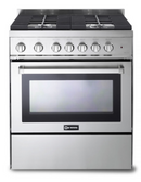 Verona  30 inch Freestanding Gas Range with 4 Sealed Burners, 3.6 cu. ft. Oven Capacity and Convection Oven