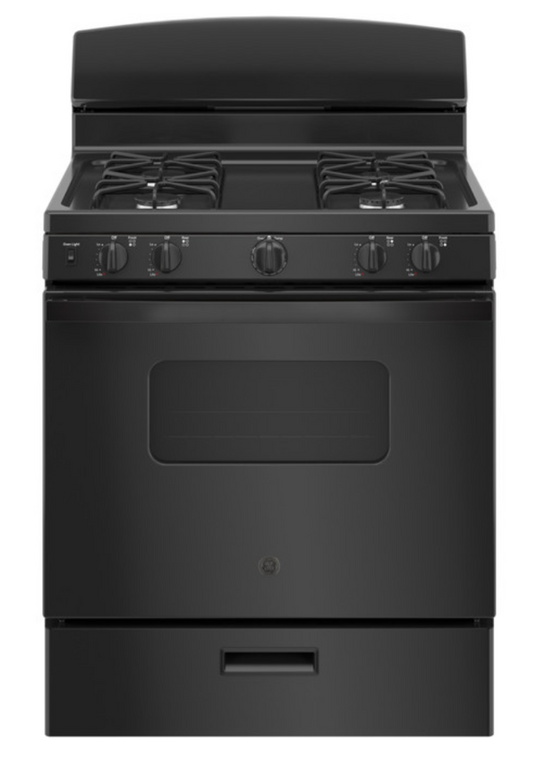 GE® 30" Free-Standing Front Control Gas Range
