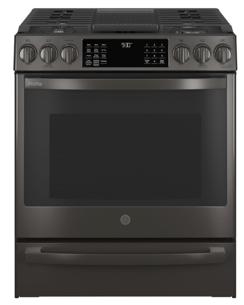 GE Profile™ 30" Smart Slide-In Front-Control Gas Range with No Preheat Air Fry  Model