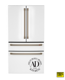 CAFÉ™ ENERGY STAR® 23.2 Cu. Ft. Smart Counter-Depth 4-Door French-Door Refrigerator With Dual-Dispense AutoFill Pitcher CJE23DP3WD1