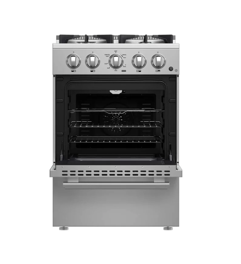 Forno Breno 24-Inch Freestanding Gas Range, Compact Design, Energy Efficient FFSGS6272-24