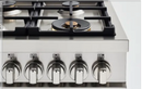 Bertazzoni  MAST365DFMXELP 36 Inch Freestanding Dual Fuel Range with 5 Sealed Burners, 5.9 Cu. Ft. Oven Capacity, Continuous Grates, 6-Pass Electric Broiler, Elegant Temperature Gauge, 19000 BTU Power Burners, and CSA Certified: Stainless Steel