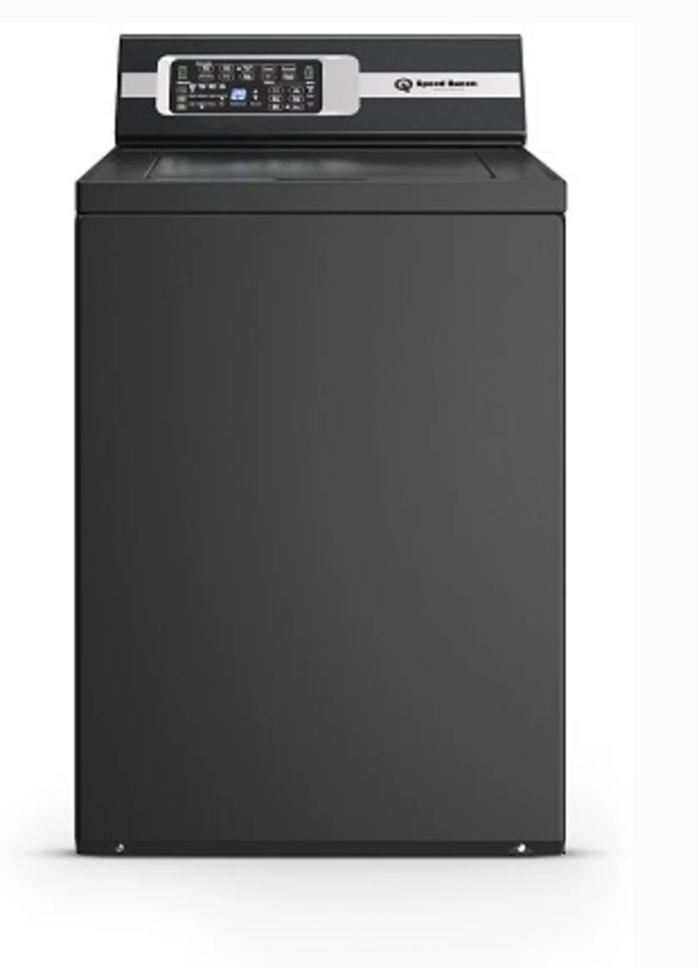 Speed Queen  SPWADREBN7003 Side-by-Side Washer & Dryer Set with Top Load Washer and Electric Dryer in Black