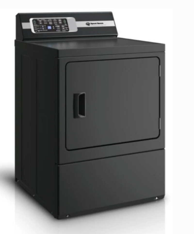Speed Queen  SPWADREBN7003 Side-by-Side Washer & Dryer Set with Top Load Washer and Electric Dryer in Black