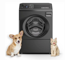 Speed Queen  FFWADREBN7009 Side-by-Side Washer & Dryer Set with Front Load Washer and Electric Dryer in Black