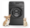 Speed Queen  FFWADREBN7009 Side-by-Side Washer & Dryer Set with Front Load Washer and Electric Dryer in Black