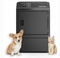 Speed Queen  FFWADREBN7009 Side-by-Side Washer & Dryer Set with Front Load Washer and Electric Dryer in Black