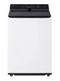 LG  WT8405CW 27 Inch Top Load Washer with 5.3 cu ft Mega Capacity, AI Fabric Sensor / Smart Pairing™, 4-Way® Agitator, Slam Proof™ Glass Lid, ThinQ® Smart Technology, TurboWash3D™ Technology,6Motion™ Technology and Energy Star Certified