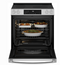 GE Profile   30 Inch Smart Slide-In Induction Range with 4 Heating Elements, 5.3 cu. ft. Capacity, Convection, Storage Drawer, Steam Clean, No Preheat, Air Fry, EasyWash™ Oven Tray, Warm Mode, Chef Connect, Enhanced Shabbos Mode Capable, and ADA Compliant