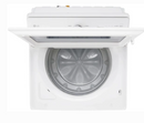 LG  LGWADRECW8200 Side-by-Side Top Load Washer and Electric Dryer Set in White