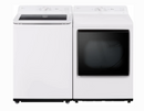 LG  LGWADRECW8200 Side-by-Side Top Load Washer and Electric Dryer Set in White