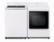 LG  LGWADRECW8200 Side-by-Side Top Load Washer and Electric Dryer Set in White