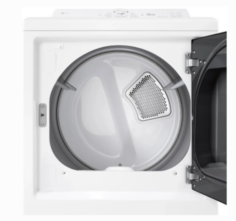 LG  LGWADRECW8200 Side-by-Side Top Load Washer and Electric Dryer Set in White