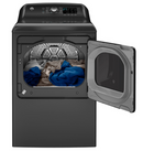 GE® 4.5 cu. ft. Capacity Washer with Water Level Control with GE® 7.4 cu. ft. Capacity Electric Dryer with Up To 120 ft. Venting and Sensor Dry