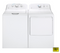 GE® 4.0 cu. ft. Capacity Washer with Stainless Steel Basket and Water Level Control  with GE 6.2 cu. ft. Capacity Electric Dryer with Up To 120 ft. Venting and Shallow Depth