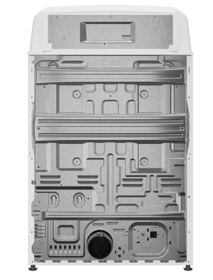 GE® 4.0 cu. ft. Capacity Washer with Stainless Steel Basket and Water Level Control  with GE 6.2 cu. ft. Capacity Electric Dryer with Up To 120 ft. Venting and Shallow Depth