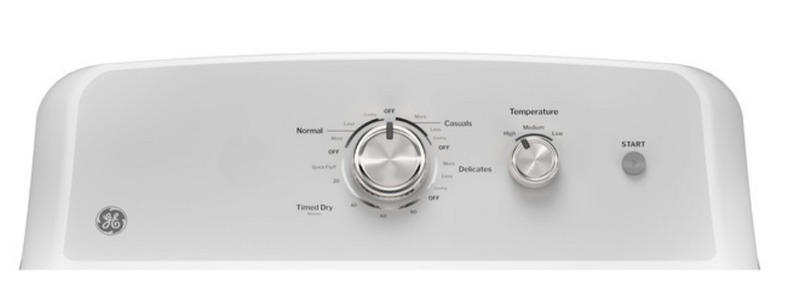 GE® 6.2 cu. ft. Capacity Electric Dryer with Up To 120 ft. Venting and Shallow Depth  Model