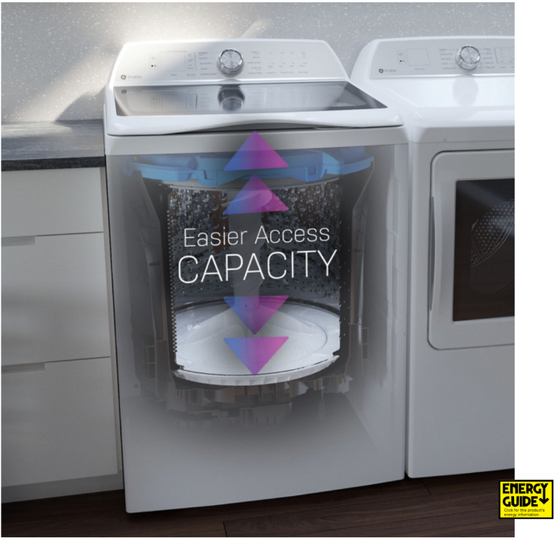 GE Profile™ ENERGY STAR® 5.3 cu. ft. Capacity Washer with Smarter Wash Technology and Adaptive SmartDispense  Model
