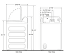 GE Profile™ ENERGY STAR® 5.4 cu. ft. Capacity Washer with Smarter Wash Technology and FlexDispense™  Model