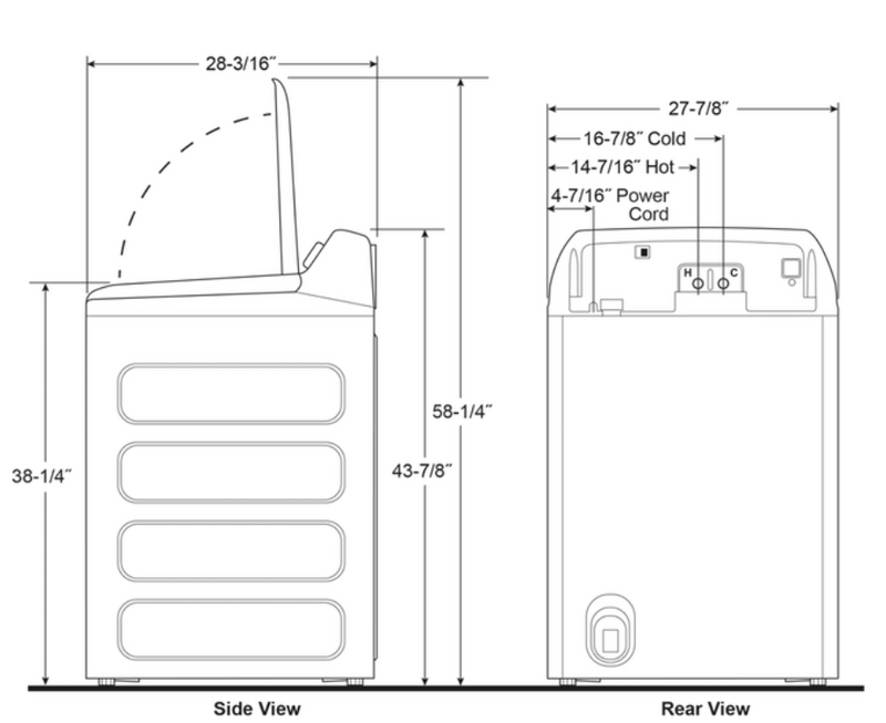 GE Profile™ ENERGY STAR® 5.4 cu. ft. Capacity Washer with Smarter Wash Technology and FlexDispense™  Model