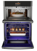 GE Profile™ 30 in. Combination Double Wall Oven with Convection, Air Fry, Steam, Sous Vide, and Advantium® Technology  Model