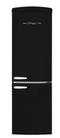 Unique Appliances Classic Retro 23.6 in 11.7 cu. ft. Frost Free Retro Bottom Freezer Refrigerator in Midnight Black, ENERGY STAR