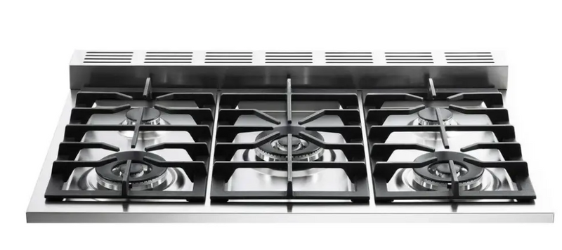 Verona VPFSGG365DSS 36 inch Prestige Series Freestanding Gas Double Oven Range with 5 Sealed Burners, 3.9 cu. ft. Oven Capacity, Convection